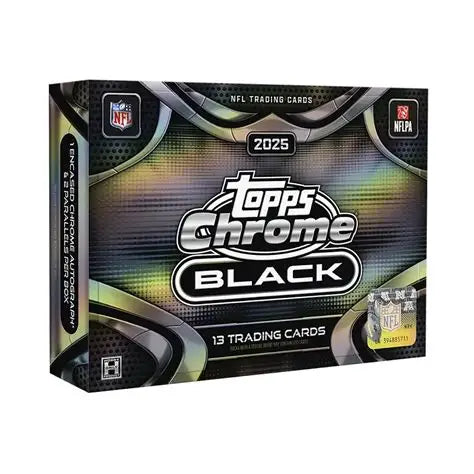 2025-Topps Chrome Black Football Hobby Box