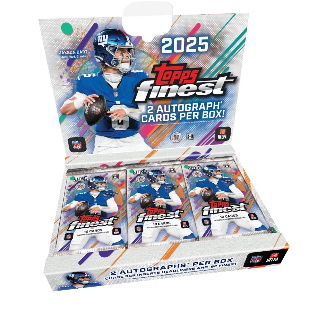 2025 Topps Finest NFL Football-Hobby Box