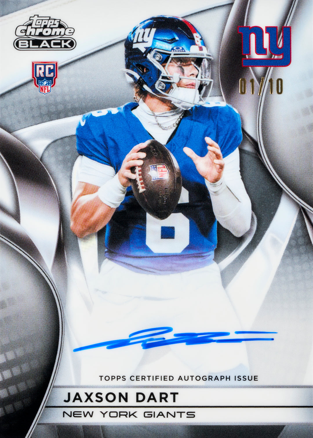 2025-Topps Chrome Black Football Hobby Box
