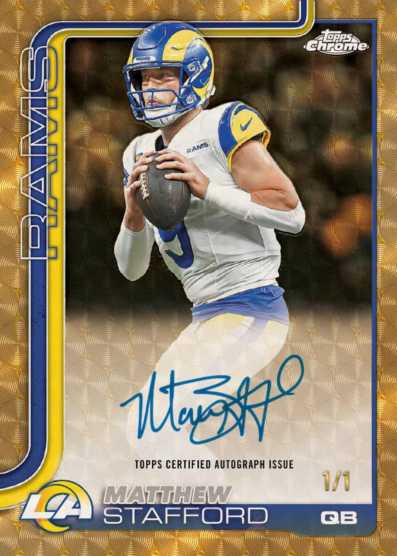 2025 Topps Chrome Football-Jumbo Box-First Day Issued