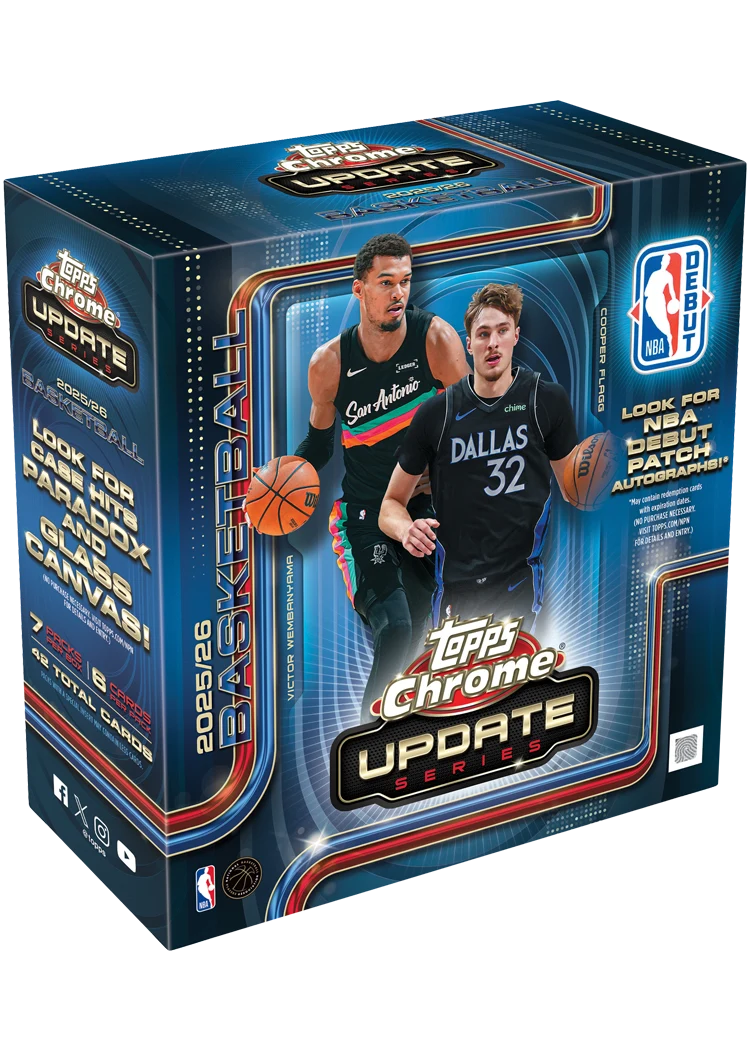 2025-26 Topps Chrome Update Basketball Mega Box