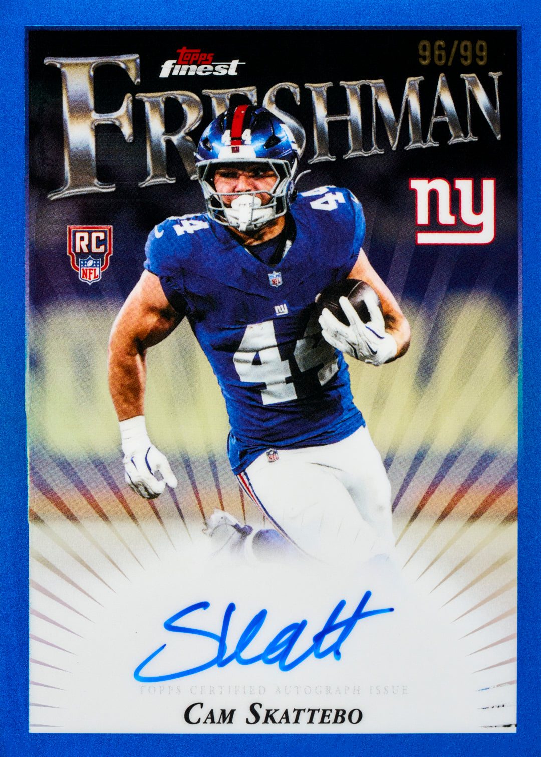 2025 Topps Finest NFL Football-Hobby Box