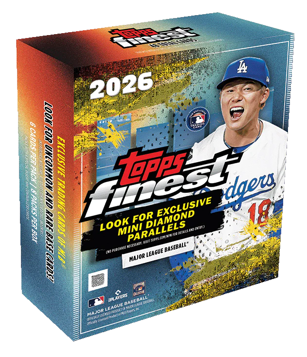2026 Topps Finest Baseball-Mega Box