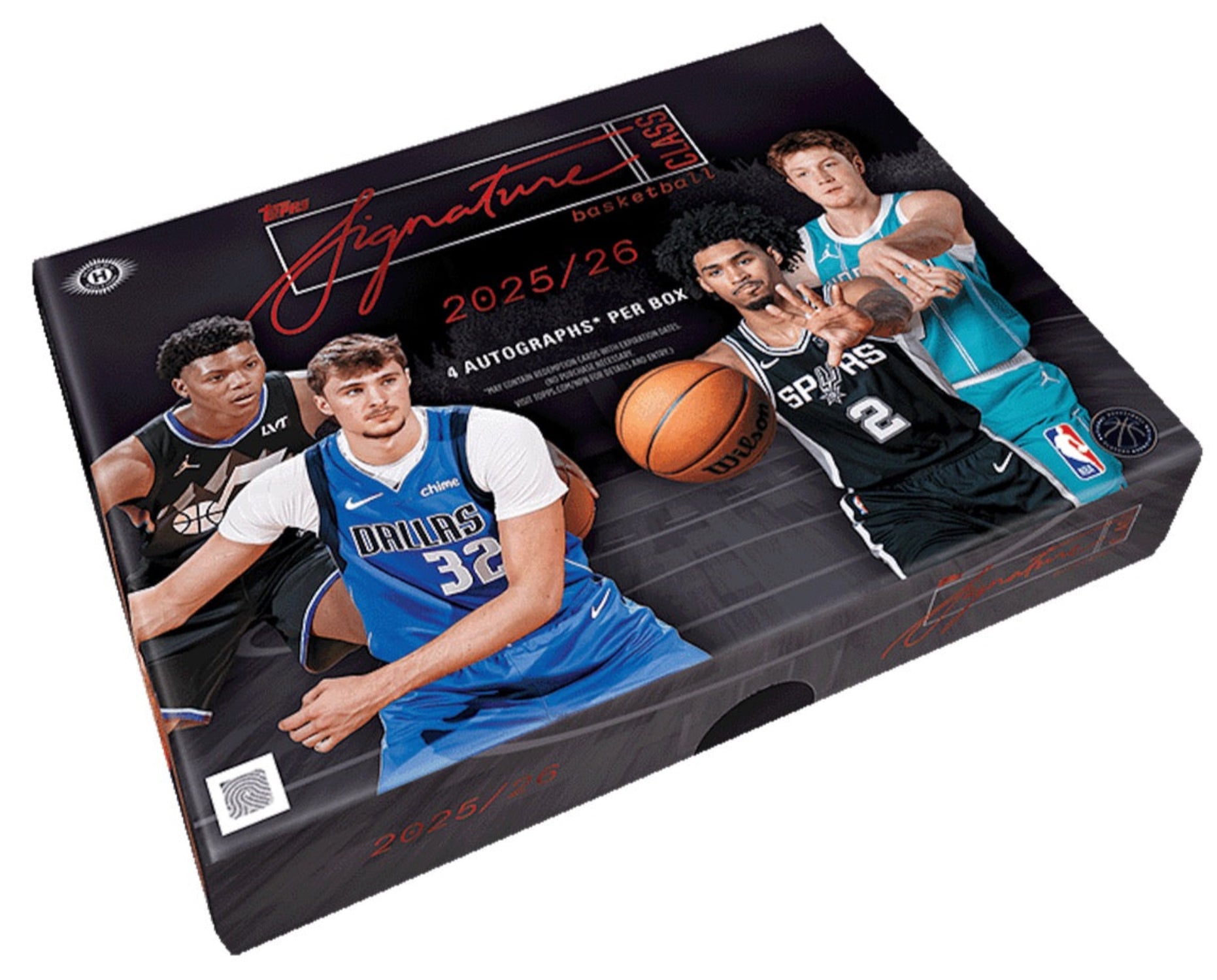 2025-26 Topps Signature Class Basketball Jumbo Box-4-Autographs
