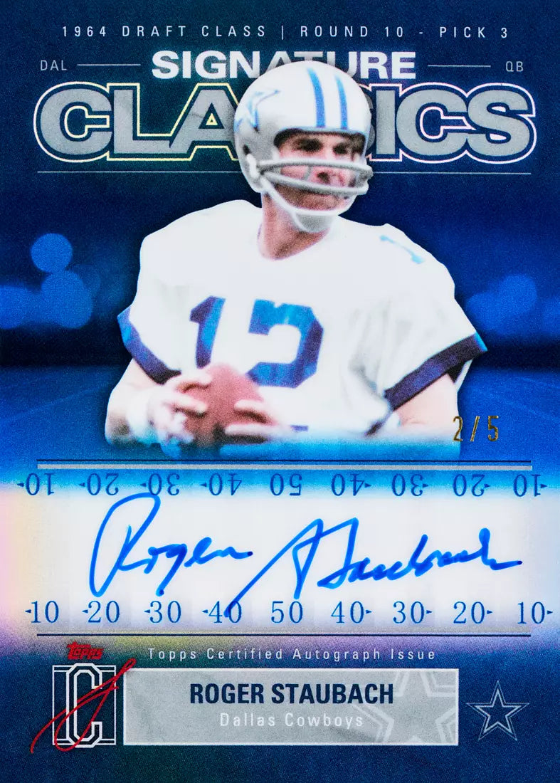 2025 Topps Signature Class Football-Value Box