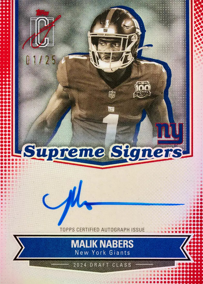 2025 Topps Signature Class Football-Value Box